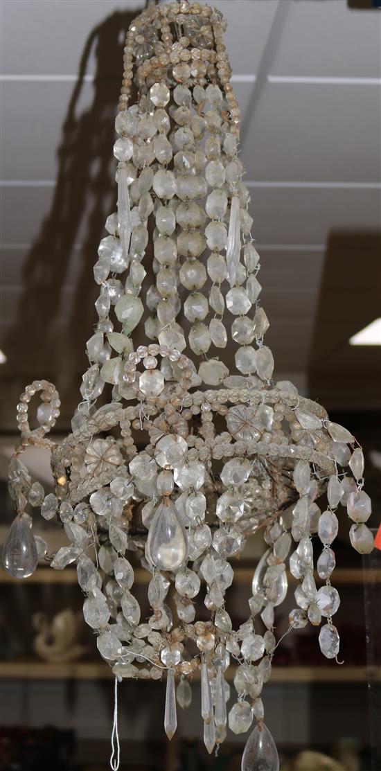 Bag chandelier